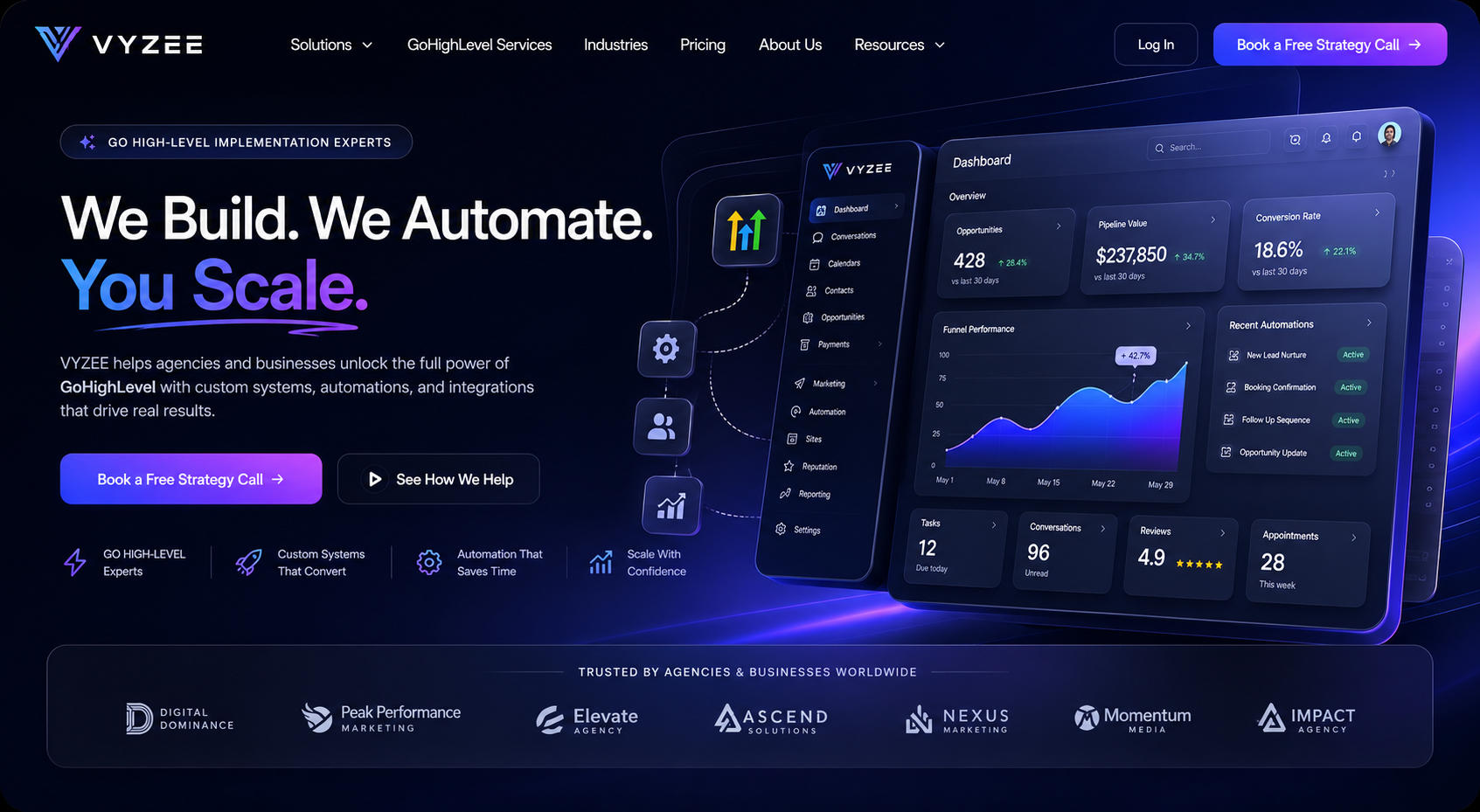 HVAC operator dashboard mockup